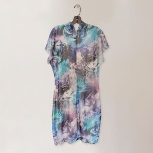 Grayse Kelly Women's Abstract Print Cocktail Dress (Large)